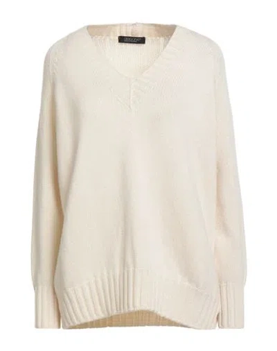 Aragona Woman Sweater Ivory Size 6 Cashmere In White