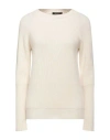 Aragona Woman Sweater Ivory Size 8 Cashmere In White