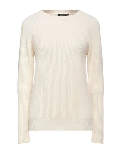 Aragona Woman Sweater Ivory Size 8 Cashmere In White