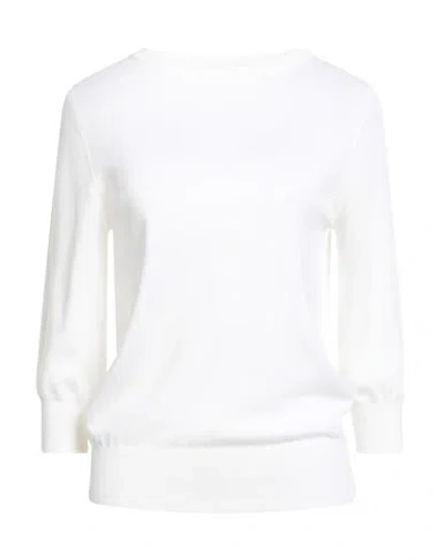 Aragona Woman Sweater Ivory Size 8 Merino Wool In White