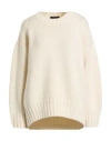 Aragona Woman Sweater Ivory Size 8 Wool In Gray