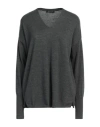 Aragona Woman Sweater Lead Size 6 Wool In Grey