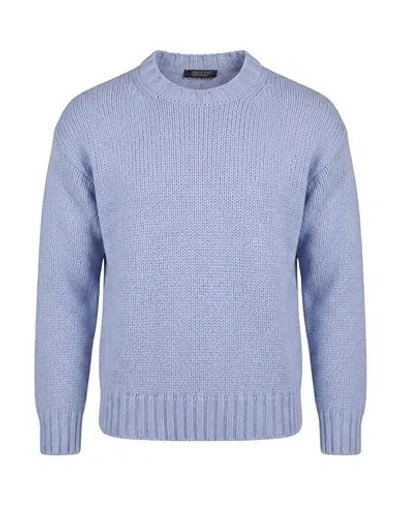 Aragona Woman Sweater Light Blue Size 6 Cashmere