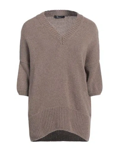 Aragona Woman Sweater Light Brown Size 10 Cashmere In Beige