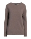 Aragona Woman Sweater Light Brown Size 8 Cashmere In Beige