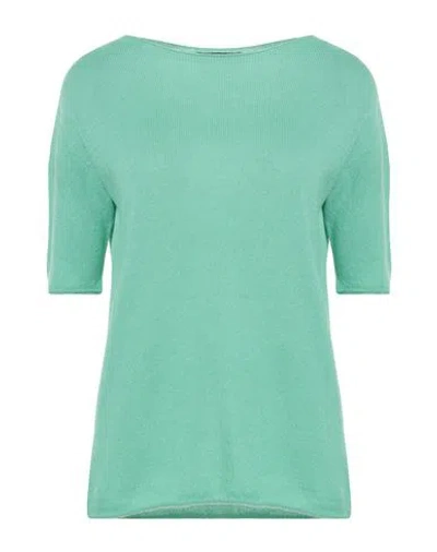 Aragona Woman Sweater Light Green Size 10 Cashmere