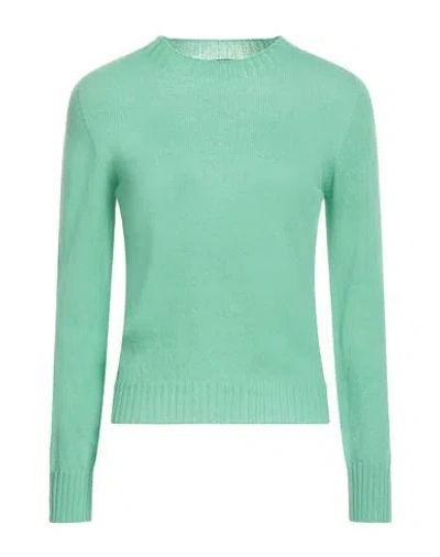 Aragona Woman Sweater Light Green Size 8 Cashmere