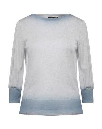 Aragona Woman Sweater Light Grey Size 10 Merino Wool