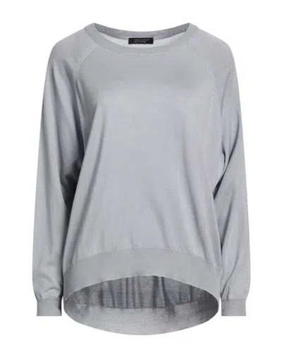 Aragona Woman Sweater Light Grey Size 10 Silk, Cashmere In Gray