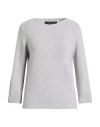 Aragona Woman Sweater Light Grey Size 10 Wool, Cashmere In Gray