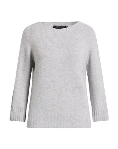 Aragona Woman Sweater Light Grey Size 10 Wool, Cashmere In Gray