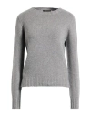 Aragona Woman Sweater Light Grey Size 6 Cashmere In Gray