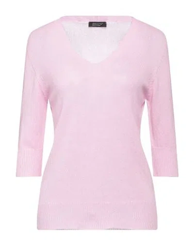 Aragona Woman Sweater Lilac Size 10 Cashmere In Purple