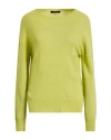 Aragona Woman Sweater Lime Green Size 10 Cashmere