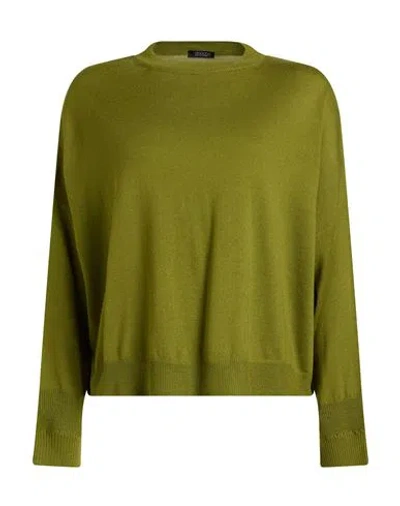 Aragona Woman Sweater Lime Green Size 2 Merino Wool