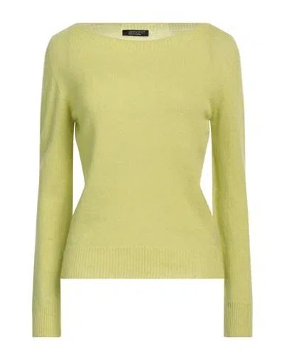 Aragona Woman Sweater Lime Green Size 6 Cashmere