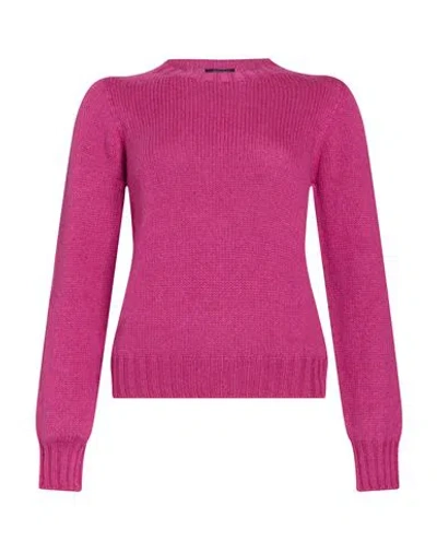 Aragona Woman Sweater Magenta Size 2 Cashmere In Pink