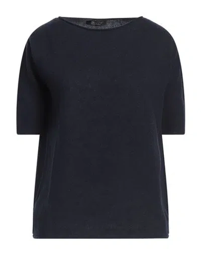 Aragona Woman Sweater Midnight Blue Size 10 Cashmere