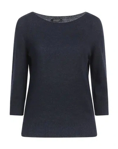 Aragona Woman Sweater Midnight Blue Size 10 Cashmere