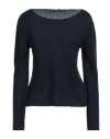 Aragona Woman Sweater Midnight Blue Size 8 Cashmere, Polyamide