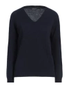 Aragona Woman Sweater Midnight Blue Size 8 Cashmere In Blue