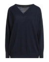 Aragona Woman Sweater Midnight Blue Size 12 Cashmere