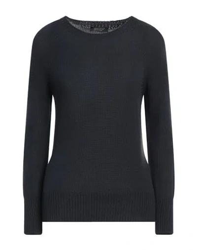 Aragona Woman Sweater Midnight Blue Size 12 Cotton