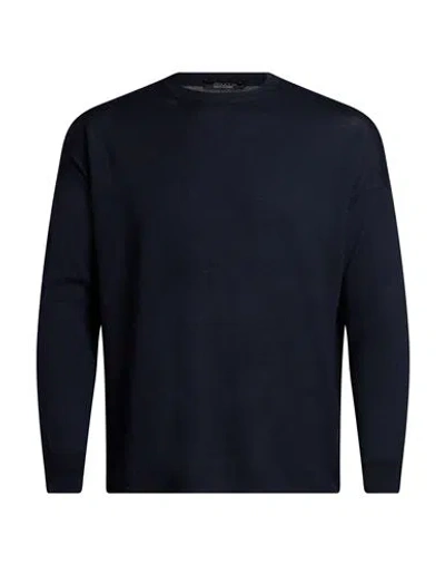 Aragona Woman Sweater Midnight Blue Size 2 Merino Wool