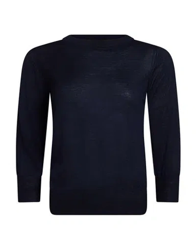Aragona Woman Sweater Midnight Blue Size 2 Merino Wool