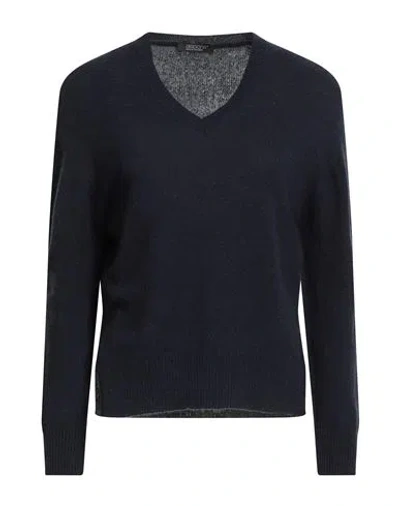 Aragona Woman Sweater Midnight Blue Size 4 Cashmere