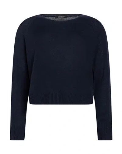 Aragona Woman Sweater Midnight Blue Size 4 Cashmere