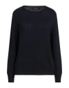 Aragona Woman Sweater Midnight Blue Size 4 Cotton
