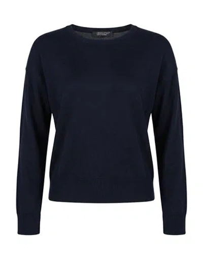 Aragona Woman Sweater Midnight Blue Size 4 Merino Wool