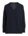 Aragona Woman Sweater Midnight Blue Size 6 Cashmere