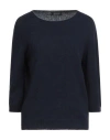 Aragona Woman Sweater Midnight Blue Size 8 Cashmere