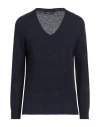 Aragona Woman Sweater Midnight Blue Size 8 Cashmere In Blue