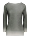 Aragona Woman Sweater Military Green Size 8 Cashmere In Green