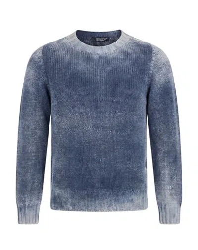 Aragona Woman Sweater Navy Size 4 Cashmere In Blue
