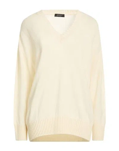 Aragona Woman Sweater Off White Size 10 Cashmere In Neutral