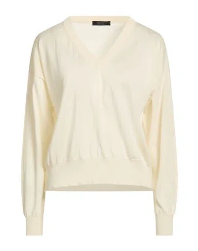 Aragona Woman Sweater Off White Size 10 Silk, Cashmere