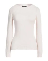 Aragona Woman Sweater Off White Size 8 Wool, Cashmere