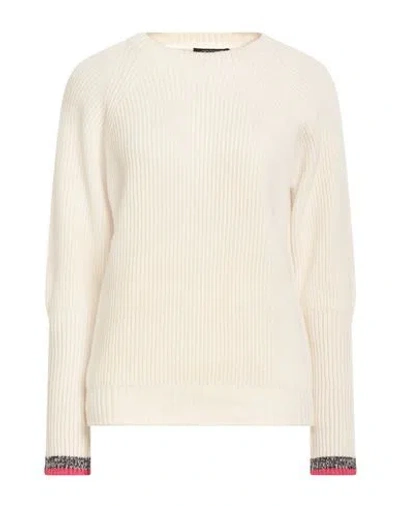 Aragona Woman Sweater Off White Size 8 Cashmere