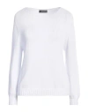 Aragona Woman Sweater Ivory Size 10 Merino Wool In Off White