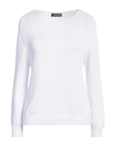 ARAGONA ARAGONA WOMAN SWEATER OFF WHITE SIZE 10 COTTON