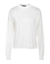 Aragona Woman Sweater Off White Size 8 Merino Wool