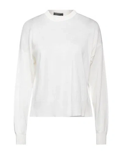 Aragona Woman Sweater Off White Size 8 Merino Wool