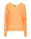 Aragona Woman Sweater Orange Size 10 Merino Wool