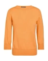 Aragona Woman Sweater Orange Size 8 Merino Wool