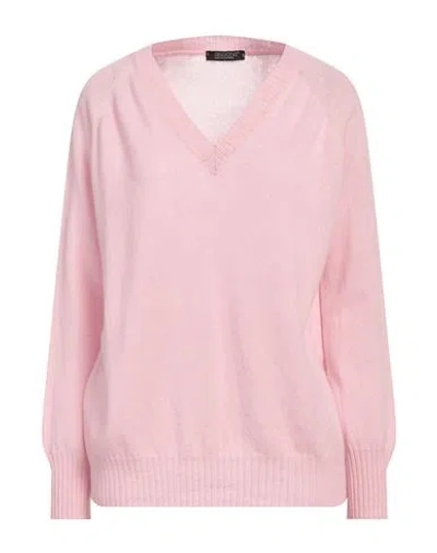 Aragona Woman Sweater Pink Size 12 Cashmere