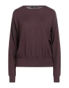 Aragona Woman Sweater Plum Size 10 Merino Wool In Purple